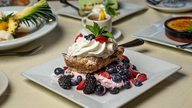 Berry tart dessert