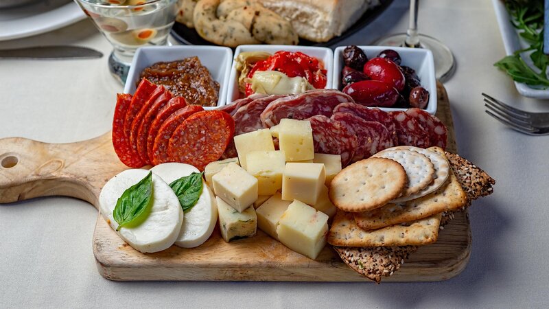 Antipasto board appetizer