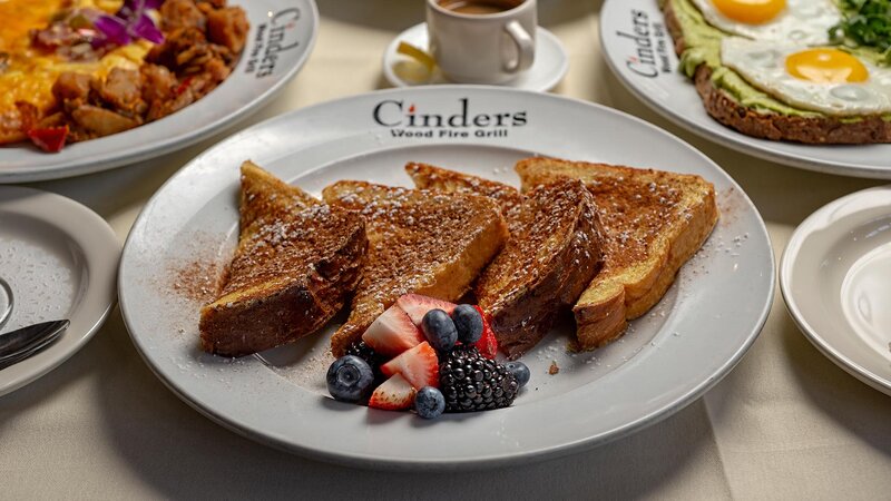 French toast with side of berries